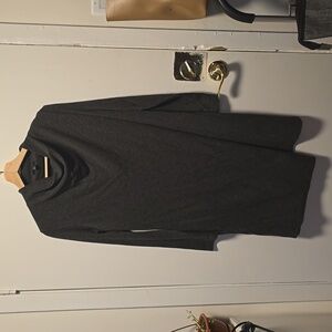 COS cowl neck asymmetrical midi dress